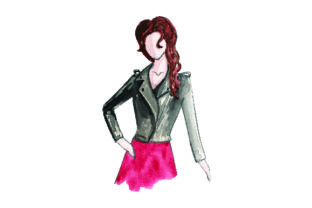 Jacket Fashion Illustrations Embroidery Review