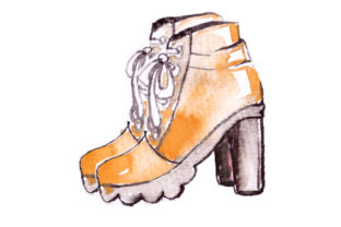 Modern Sole Watercolor Heels for Beauty Amp Sites