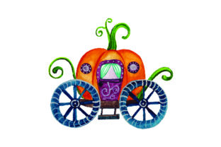 Pumpkin Carriage Watercolor: A Thanksgiving Brand Review