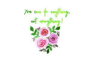 Review: Watercolor Roses Quote Design