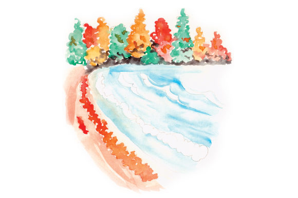 Watercolor Beach in Autumn: Australia Craft Review