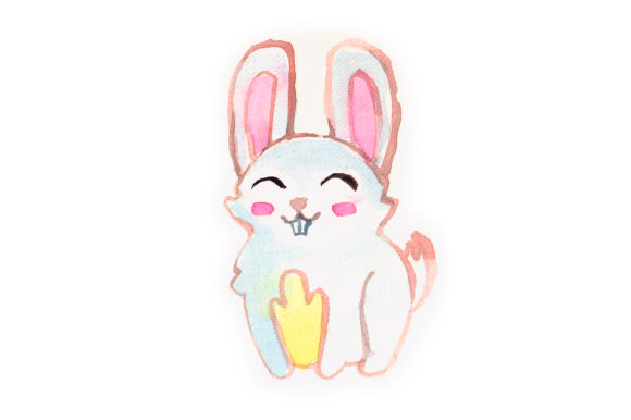 Watercolor Bunny: Elevating Animal Branding