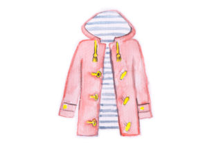 Watercolor Coat: A Fall Design Essential