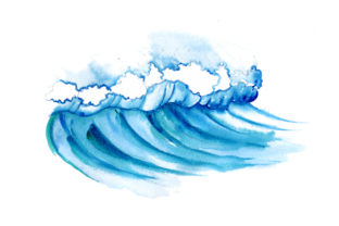 Wave in Watercolor Style: An Australia Design Review