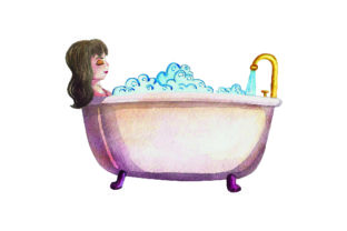 Women Taking Bath: A Watercolor Bathroom Brand Review